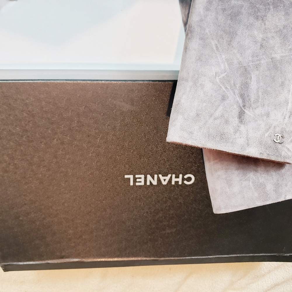 Chanel grey suede boots - Picture 14 of 15